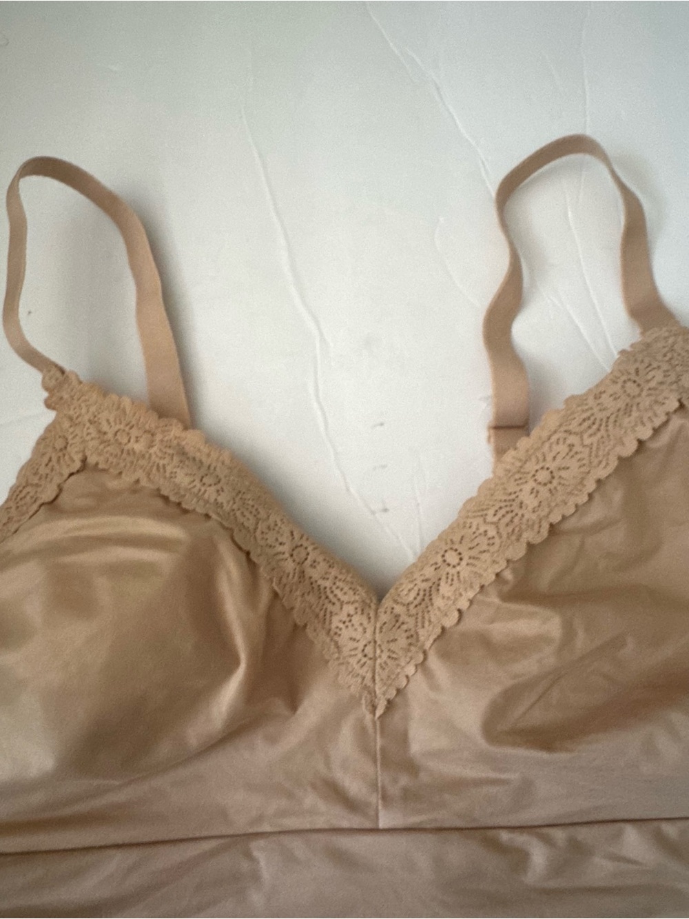 Aerie Sunnie Blossom Lace Padded Triangle Bralette Extra Support Size L (D) - Picture 8 of 13